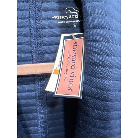 Vineyard Vines Channel Quilted Open Cardigan Deep Bay Womens Size Small NWT - Picture 8 of 11
